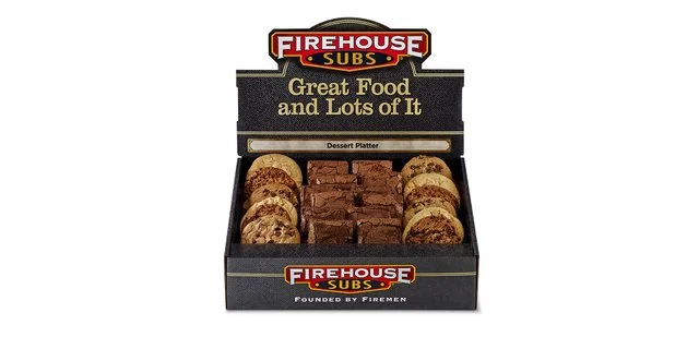 Firehouse Subs Catering Menu with Pictures And Prices 24 Dessert Combo Platter
