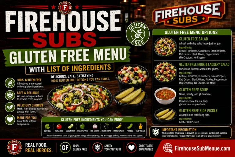 Firehouse Subs Gluten Free Menu With List of Ingredients 7 Firehouse Subs Gluten Free Menu