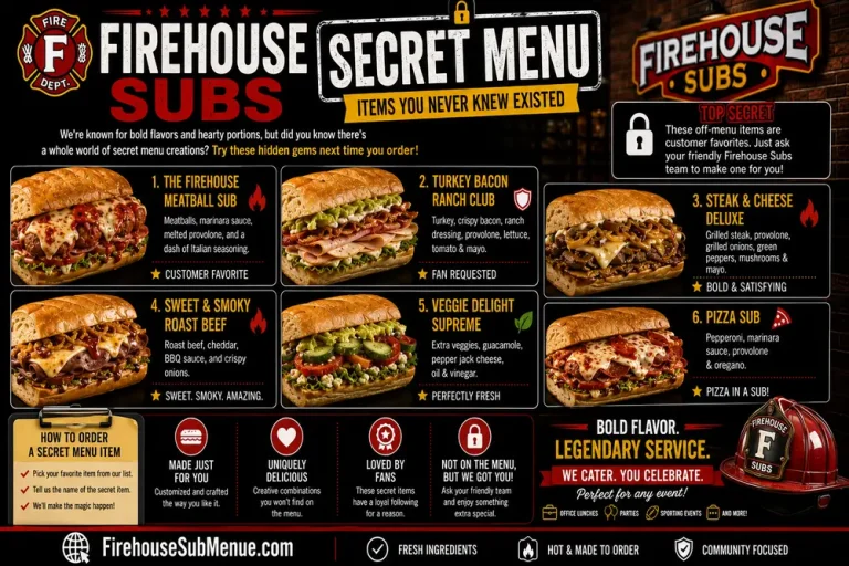 Firehouse Subs Secret Menu - Items You Never Knew Existed 5 Firehouse Subs Secret Menu