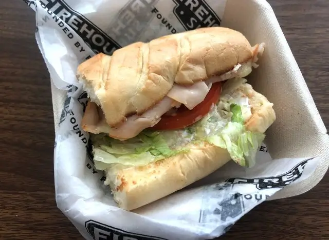 Smoked Turkey & Provolone - Prices, Nutrition & Allergens 2 Firehouse Subs Smoked Turkey & Provolone