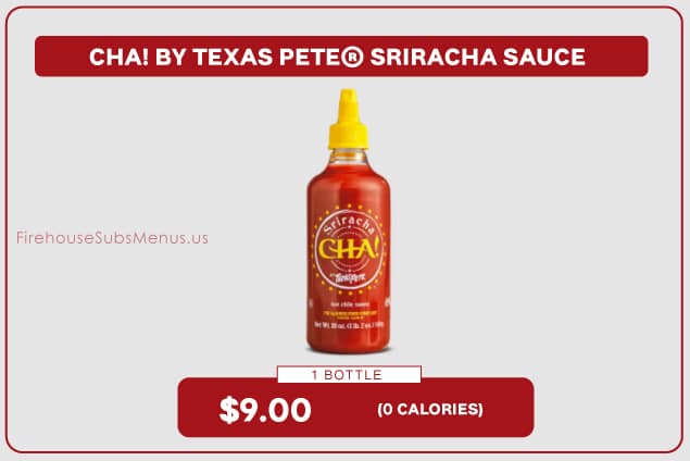 CHA! by Texas Pete® Sriracha Sauce