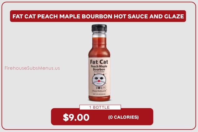 Fat Cat Peach Maple Bourbon Hot Sauce and Glaze