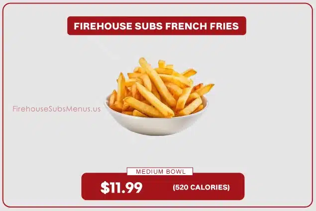 Firehouse Subs French Fries - Prices, Nutrition & Allergens 2 Firehouse Subs French Fries