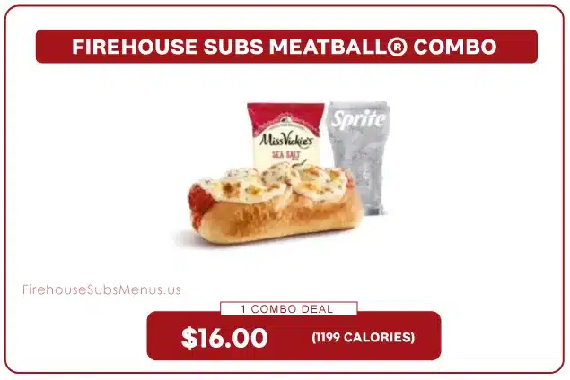 Firehouse Subs Meatball Combo
