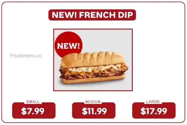 New! French Dip - Prices, Nutrition & Allergens 2 French Dip