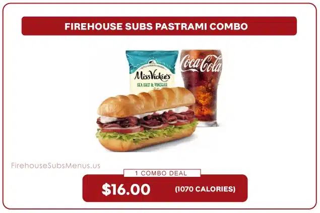 Firehouse Subs Pastrami Combo - Price, Nutrition & Allergens 2 Firehouse Subs Pastrami Combo
