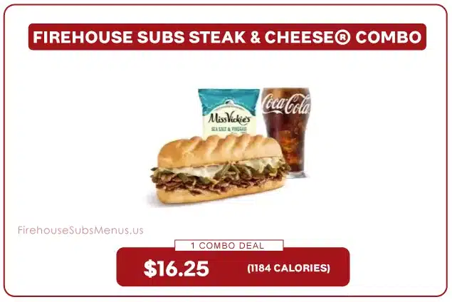 Firehouse Subs Steak and Cheese Combo
