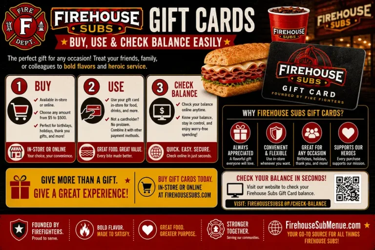 Firehouse Subs Gift Cards
