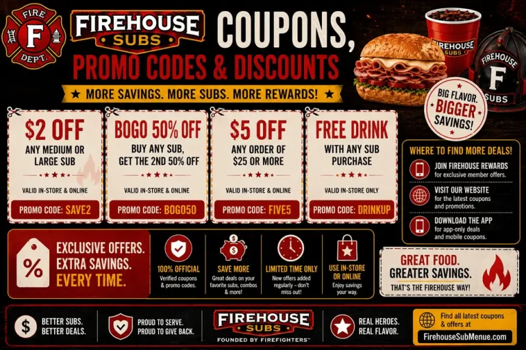 Firehouse Subs Coupons