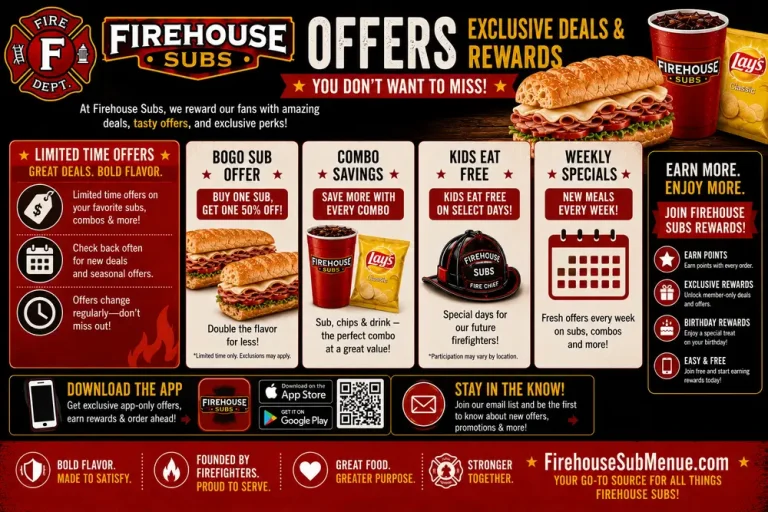 Firehouse Subs Offers: Exclusive Deals & Rewards You Don’t Want to Miss! 2 Firehouse Subs Offers