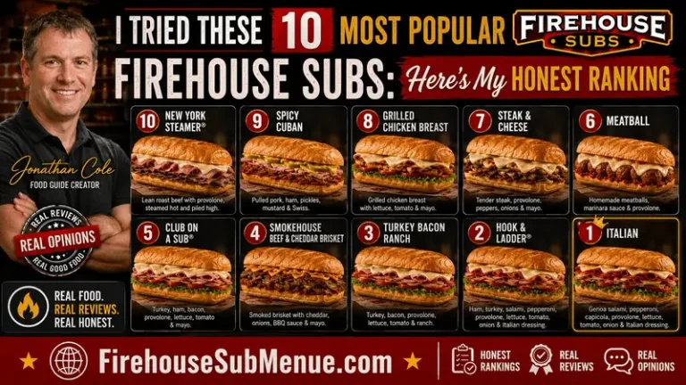 I Tried These 10 Most Popular Firehouse Subs: Here’s My Honest Ranking 9 10 Most Popular Firehouse Subs
