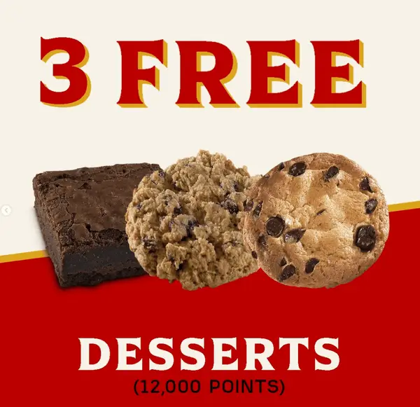 Firehouse Subs Offering 12,000 Bonus Points with Steak & Cheese Melt Through June 13, 2026 7 Firehouse Subs 12,000 Bonus Points redeem for dessert bundle