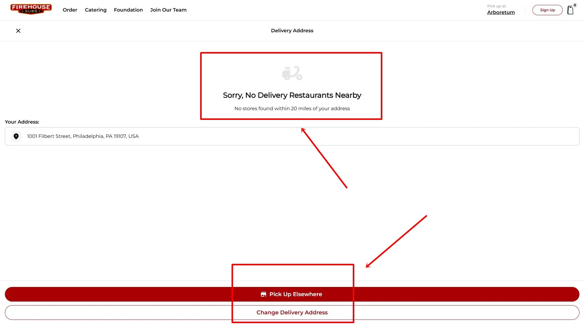 How to Order Firehouse Subs Online in 2026 (Step-by-Step Guide) 8 Sorry, No Delivery Restaurants Nearby