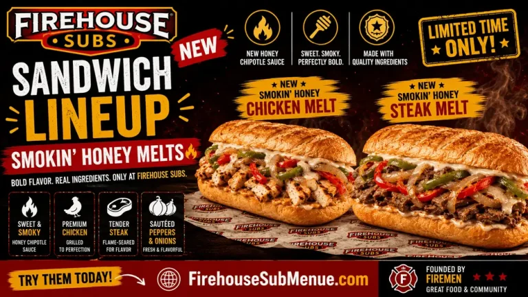 Firehouse Subs New Sandwich Lineup: Smokin' Honey Melts 9 Firehouse Subs New Sandwich Lineup
