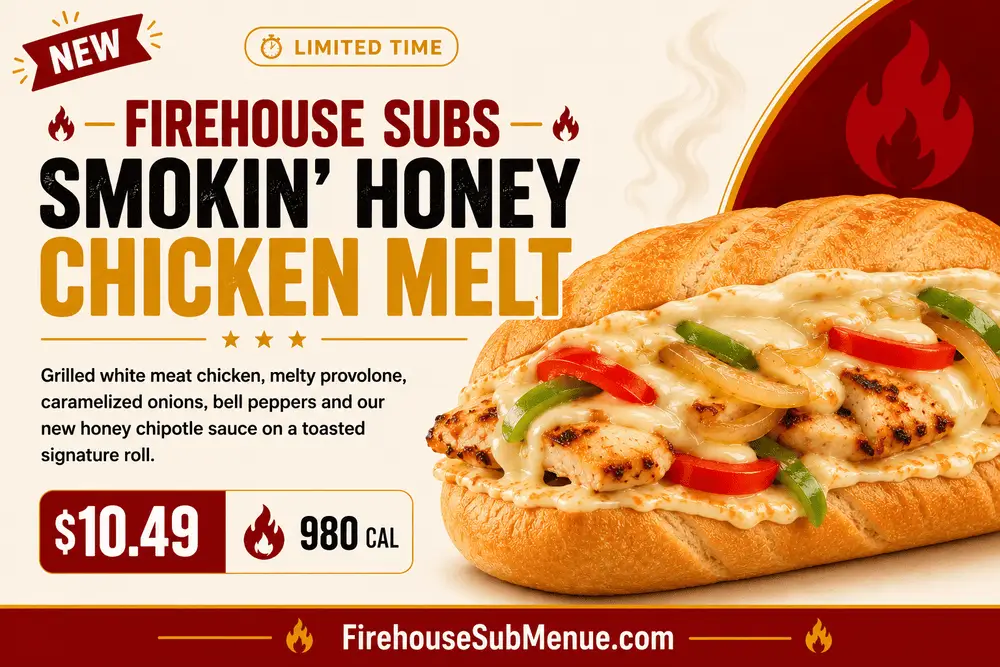 Firehouse Subs Smokin’ Honey Chicken Melt